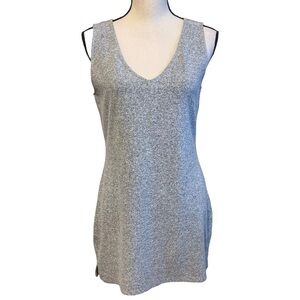 White‎ House Black Market Heather Gray Knit Tunic Tank tunic Women's Small